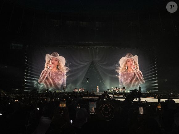 Beyoncé a pour habitude de donner des show grandioses et de remplir des stades.

Beyonce se produit lors du dernier concert de sa tournée Cowboy Carter Tour au Tottenham Hotspur Stadium à Londres, Royaume-Uni, le 16 juin 2025. Photo by Splash News/ABACAPRESS.COM