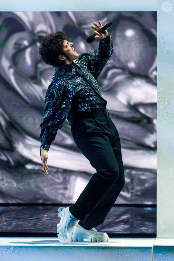 Les artistes sont en répétition pour le concours Eurovision à Rotterdam le 19 mai 2021.