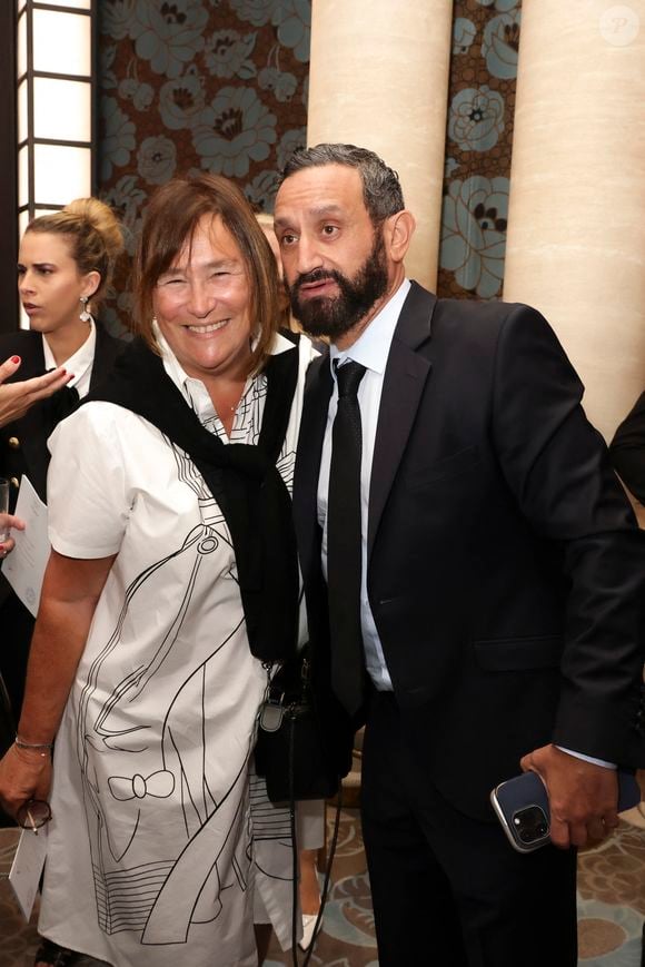 Exclusif - Fabienne Moszer, Cyril Hanouna au déjeuner du Chinese Business Club, avec C.Hanouna comme invité d’honneur, à Paris, France, le 19 juin 2025. © Jack Tribeca/Bestimage