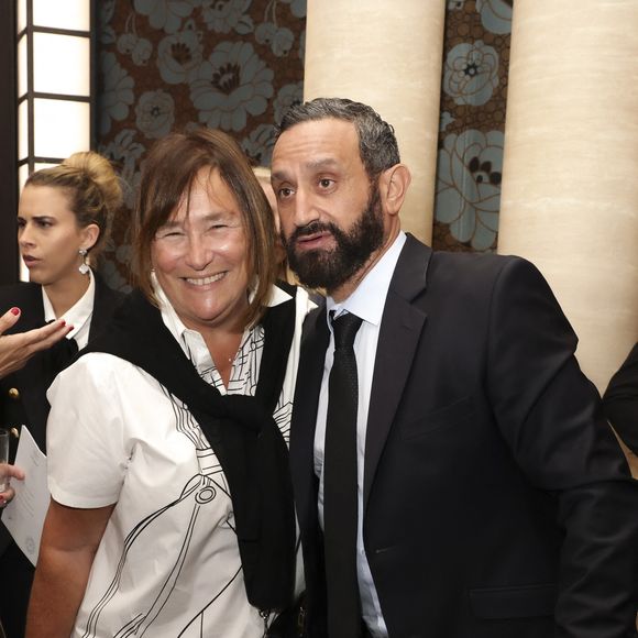 Exclusif - Fabienne Moszer, Cyril Hanouna au déjeuner du Chinese Business Club, avec C.Hanouna comme invité d’honneur, à Paris, France, le 19 juin 2025. © Jack Tribeca/Bestimage