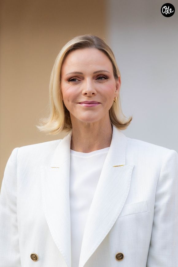 Le prince Albert II de Monaco et la princesse Charlène de Monaco ont accueilli au Palais princier les ambassadeurs et représentants permanents des 46 États membres de l'organisation du Conseil de l'Europe, Monaco le 2 septembre 2026. © Olivier Huitel/Pool Monaco/Bestimage