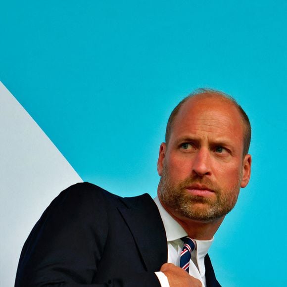 William, Prince de Galles pendant l'EURO 2025 féminin de l'UEFA - Finale - Angleterre vs Espagne, Championnat d'Europe de football de l'UEFA à Bâle, Suisse, 27 juillet 2025. © IPA Sport/ABACA