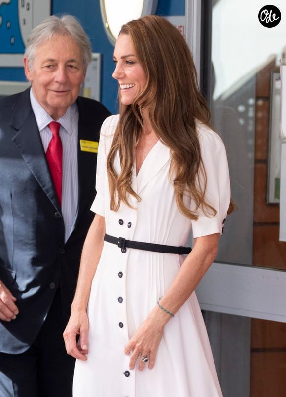 Catherine (Kate) Middleton, princesse de Galles, visite l'hôpital pour enfants Evelina London, dont elle est la marraine, à Londres, Royaume Uni, le 6 juillet 2026. © GoffPhotos/Bestimage