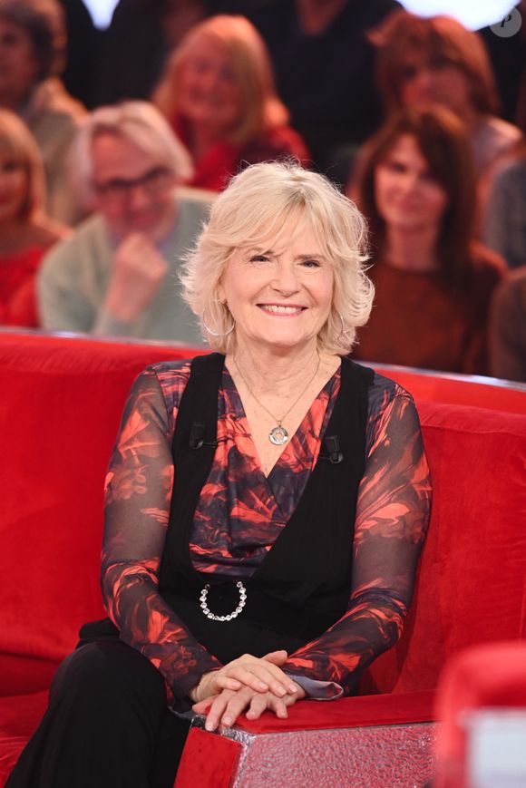 Exclusif - Catherine Ceylac - Enregistrement de l'émission Vivement dimanche au studio Rive Gauche, presentée par Michel Drucker . Diffusion sur France 3 le 22/03/2026. Photos prises le 11 mars 2026. © Guillaume Gaffiot / Bestimage