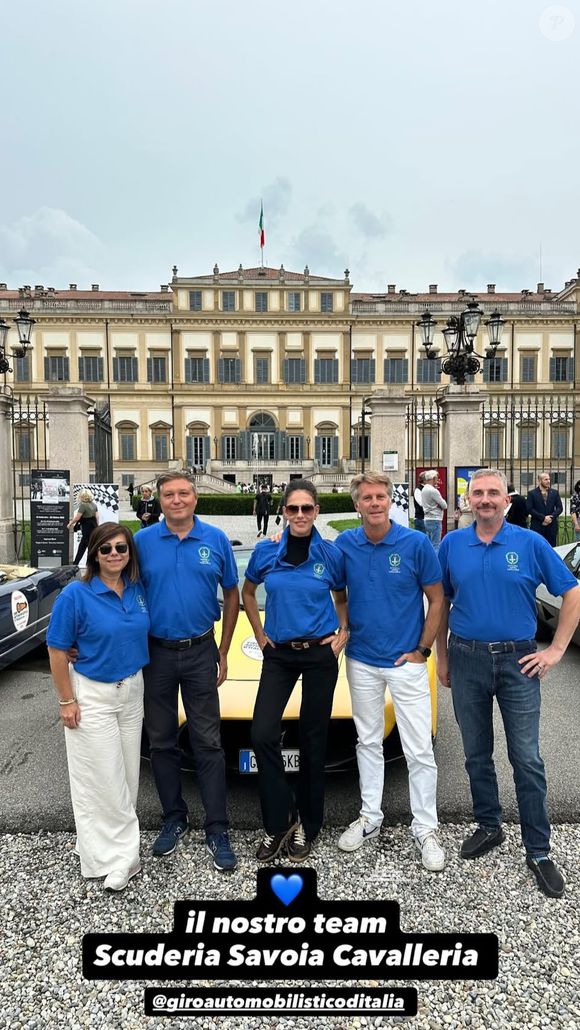 À Turin plus précisément, pour le Tour Automobile d'Italie. Une course créée en 1934 et qui rassemble collectionneurs et passionnés de belles voitures. 

Emmanuel-Philibert de Savoie et Adriana Abascal @Instagram