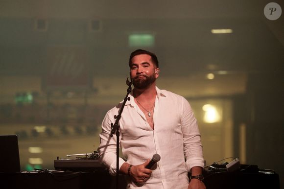 Exclusif - Kendji Girac - Célébration des 10 ans du centre commercial Beaugrenelle à Paris, France. Le 12 octobre 2023.  © Christophe Clovis / Bestimage