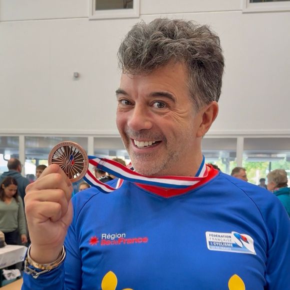 Stéphane Plaza médaillé de bronze en vélo artistique en 2025