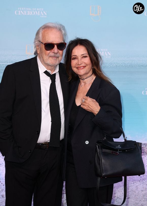 Pierre Arditi et sa femme Evelyne Bouix - Tapis rouge de la soirée d'ouverture de la 7ème édition du festival Cineroman à Nice le 29 septembre 2025. © Dominique Jacovides - Bruno Bebert / Bestimage