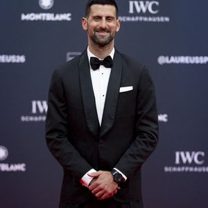 Le 20 avril 2026, Madrid, Madrid, Espagne : MADRID, ESPAGNE - 20 AVRIL : Novak Djokovic assiste au tapis rouge de la soirée des Laureus World Sport Awards 2026 au Palacio De Cibeles le 20 avril 2026 à Madrid, Espagne. (Crédit image : © Alberto Gardin/ZUMA Press Wire)