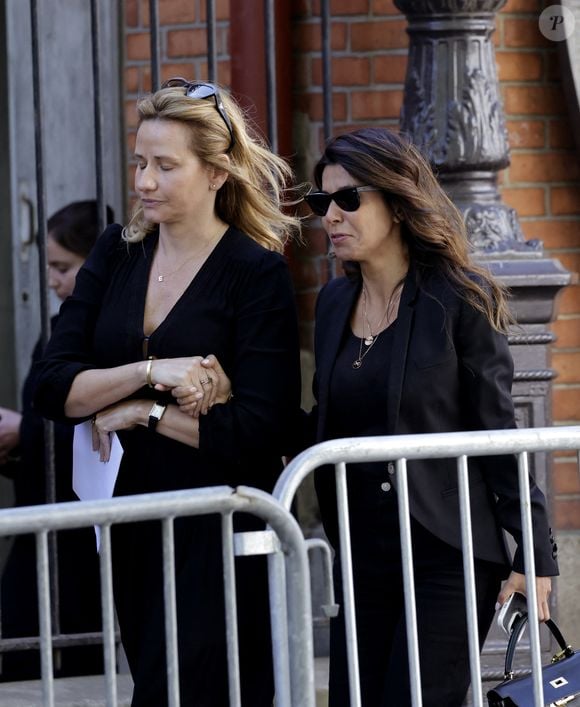 Reem Kherici - Arrivées aux obsèques de Nadia Farès en l'église Saint-Jean-de-Montmartre à Paris, le 24 avril 2026. N.Farès est décédée le 17 avril 2026 quelques jours après un "incident cardiaque" survenu le 12 avril 2026 dans la piscine du complexe sportif, Blanche (9ème). Dominique Jacovides - Olivier Borde / Bestimage