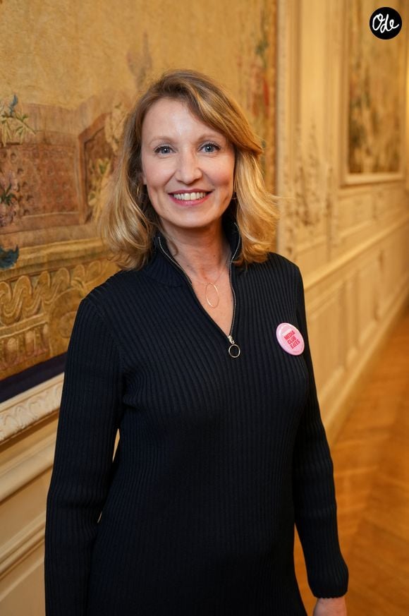 Alexandra Lamy, présidente d’honneur - Cérémonie des Trophées médiaClub'Elles 2026 dans les salons de l'Hôtel de Lassay le 4 février 2026. © Anne-Sophie Guebey / Bestimage