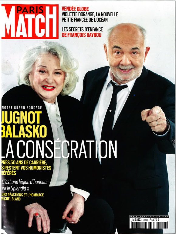 Une de Paris Match du 2 janvier 2025.