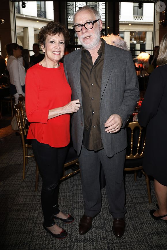 Exclusif - Catherine Laborde, Thomas Stern - Pour la 7ème année consécutive, l’association "Un Pas Vers la Vie" a organisé un dîner de charité en faveur de la recherche sur l'Autisme au Pavillon Vendôme à Paris le 22 mai 2017.  © Marc Ausset- Lacroix / Bestimage