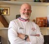 Exclusif - Le chef Philippe Etchebest dans les cuisines de son restaurant "Maison Nouvelle" à Bordeaux, le 11 avril 2025. ©Jean-Marc Lhomer/Bestimage.