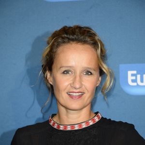 Caroline Roux - Conference de presse de rentree d'Europe 1 a l'Espace de la Mutualite a Paris. Le 4 septembre 2013. AGENCE / BESTIMAGE