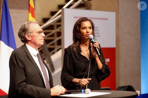 Renaud Muselier, président du conseil régional de Provence-Alpes-Côte d'Azur, Karine Le Marchand - Karine Le Marchand participe à la manifestation "L'amour est tout près" à l'Hôtel de Région Paca à Marseille, le 30 octobre 2025.

© Luc Boutria / Nice Matin / Bestimage