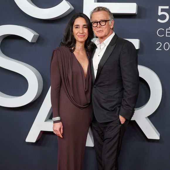 Franck Dubosc et sa femme Danièle au photocall de la 51ème cérémonie des César à l'Olympia à Paris, France, le 26 février 2025 © Borde-Jacovides/Bestimage