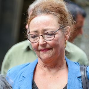 Catherine Frot aux obsèques de Dominique Frot au cimetière du Père Lachaise à Paris, France, le 21 août 2026. © enis Guignebourg/Bestimage