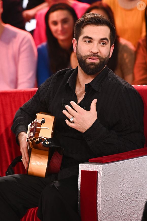 Kendji Girac - Enregistrement de l'émission "Vivement Dimanche" au studio Rive gauche, présentée par M. Drucker le 20 janvier 2025. L'émission sera diffusée sur France 3 le 26 janvier. © Guillaume Gaffiot/Bestimage
