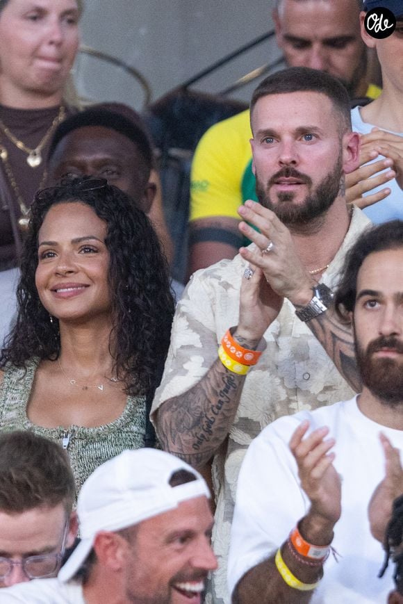 Une réussite saluée par son épouse, Christina Milian : "Continue bébé !"

Matt Pokora (M. Pokora) et sa femme Christina Milian dans les tribunes lors des Internationaux de France de Tennis de Roland Garros 2026. Paris, le 25 mai 2026 © Moreau / Jacovides / Bestimage