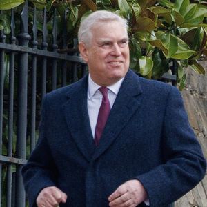 Le prince Andrew, duc d’York - Service commémoratif du roi Constantin de Grèce au château de Windsor le 27 février 2024. Photo by Julien Burton / Bestimage