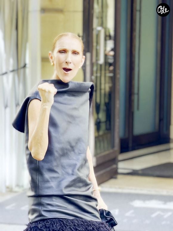 pour leur plus grand plaisir et tout en gardant ses distances,

Céline Dion quitte le Royal Monceau entourée d’une foule de fans et s’offre un joli moment avec eux en dansant sur l’un de ses titres les plus emblématiques, "Pour que tu m’aimes encore", à Paris, France, le 1er septembre 2026. © Léa Vieillot/Bestimage