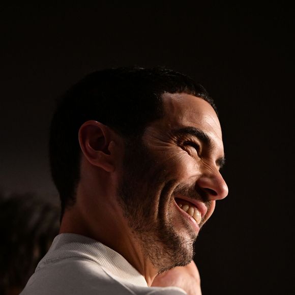 Tahar Rahim à la conférence de presse du film "Alpha" (Compétition) lors du 78ème Festival International du Film de Cannes, le 20 mai 2025. 
© Valentina Claret / Pool Cannes / Bestimage