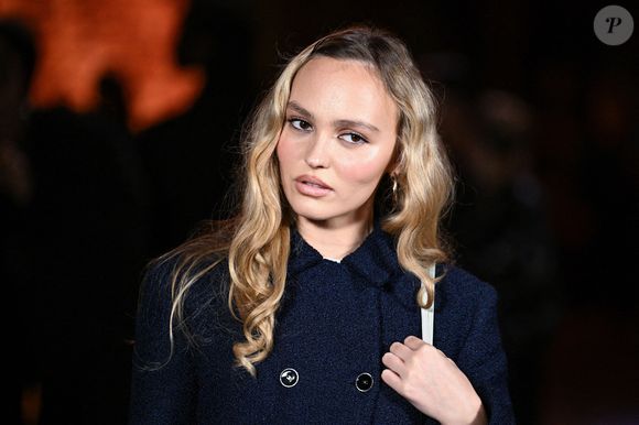 Lily-Rose Depp assiste au défilé Chanel Womenswear printemps/été 2026 dans le cadre de la semaine de la mode à Paris, France, le 06 octobre 2025. Photo par Aurore Marechal/ABACAPRESS.COM