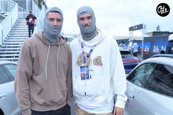 Luca et Théo Zidane lors des "24H du Mans 2024", le 15 juin 2024.
© Rachid Bellak/Bestimage