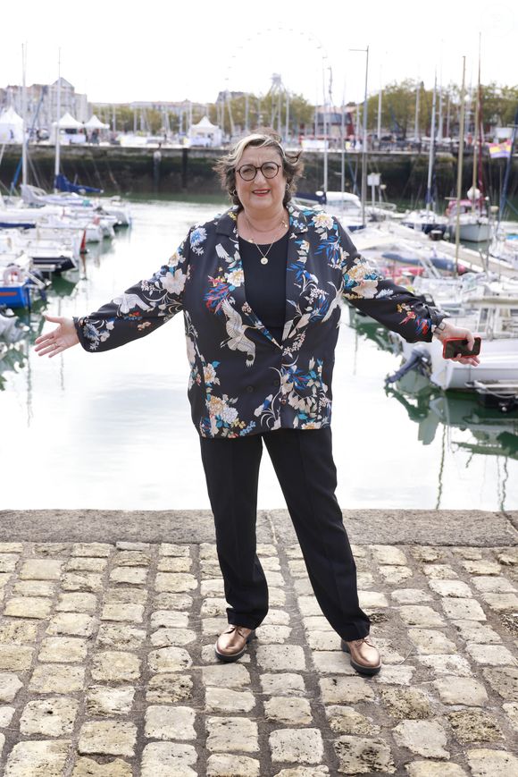 Catherine Benguigui de la série Demain nous appartient, DNA
La 25e édition du Festival de la fiction télé de La Rochelle, samedi 16 septembre 2023. © Christophe Aubert via Bestimage