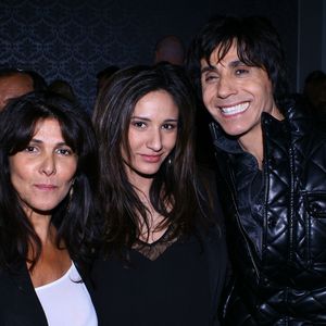 Jean-Luc Lahaye au Bataclan a Paris, le 1er avril 2013. Jean- Luc Lahaye, son ex femme Aurelie et sa fille Margaux. © JLPPA / Bestimage