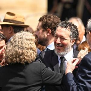 Guillaume Gallienne - Obsèques de Silvita Gallienne (née Baronne Silvita de Posch Pastor) dans l'église Saint-Philippe du Roule à Paris le 9 juin 2026.
Agence / Bestimage