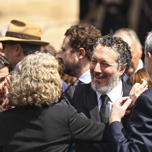 Guillaume Gallienne - Obsèques de Silvita Gallienne (née Baronne Silvita de Posch Pastor) dans l'église Saint-Philippe du Roule à Paris le 9 juin 2026.
Agence / Bestimage
