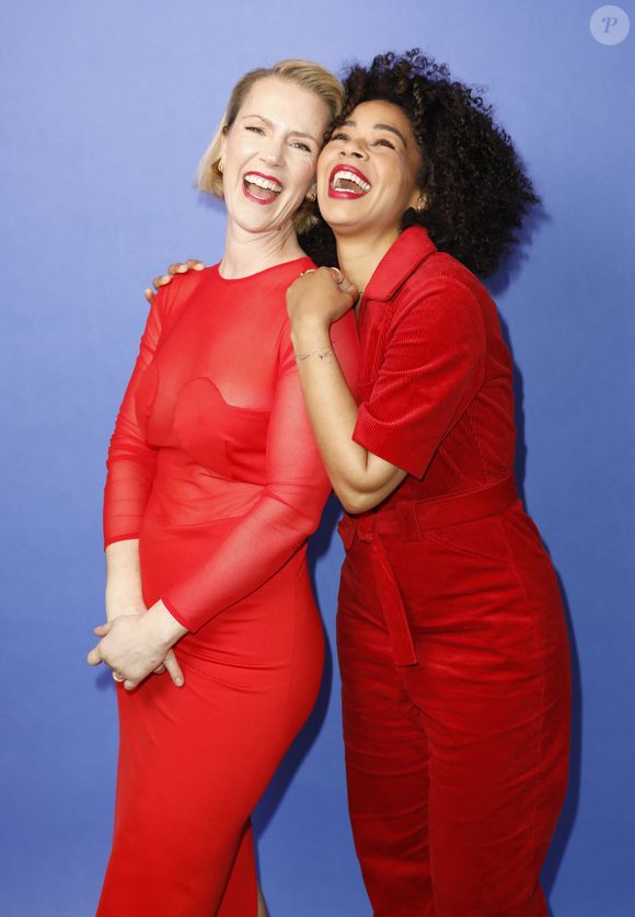 Exclusif - Sylvie Castioni, Aurélie Konaté - Vernissage "Marianne(s) par Sylvie Castioni & Art Girls Gallery" à l'hôtel de Gabelles à Versailles le 16 avril 2025  © Marc Ausset-Lacroix/Bestimage