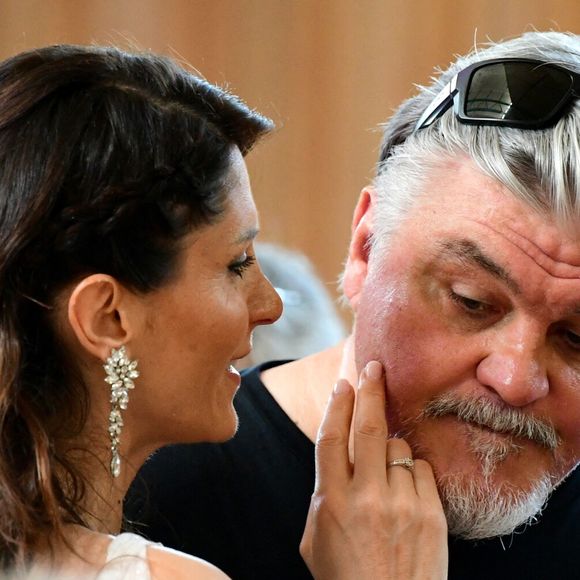 David Douillet soutient sa femme Vanessa pour l'élection de Miss Pays de l’Ain à Saint Rambert en Bugey le 22 juin 2025. © Romain Doucelin / Bestimage