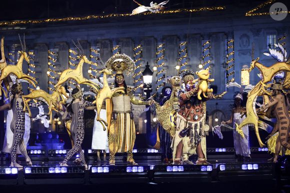 Exclusif - La troupe du Roi Lion lors de l''enregistrement de "La Grande Soirée du 31 de Paris", diffusée le 31 décembre sur France 2, sur la place de la Concorde à Paris, france, le 24 novembre 2025
Guebey-Tribeca/Bestimage