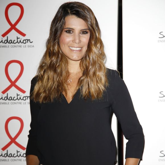 Karine Ferri - Soirée de lancement du Sidaction 2019 à la salle Wagram à Paris, le 18 mars 2019. © Marc Ausset-Lacroix/Bestimage