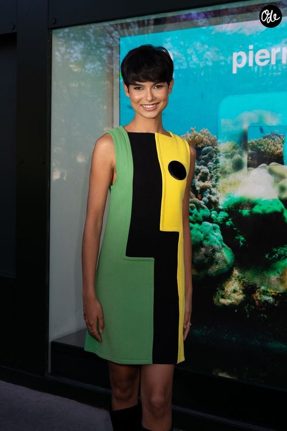 Eve Gilles au défilé «Pierre Cardin» Collection Prêt-à-Porter Printemps-Été 2026 lors de la Fashion Week de Paris (PFW), le 7 Octobre 2025.
 
© Jeremy Melloul / Bestimage