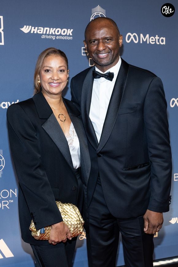 Patrick Vieira et sa femme Cheryl Plaza Vieira à la 70e cérémonie du Ballon d'Or au Palladium Theatre, le 26 octobre 2026 à Londres.

© Cyril Moreau / Bestimage