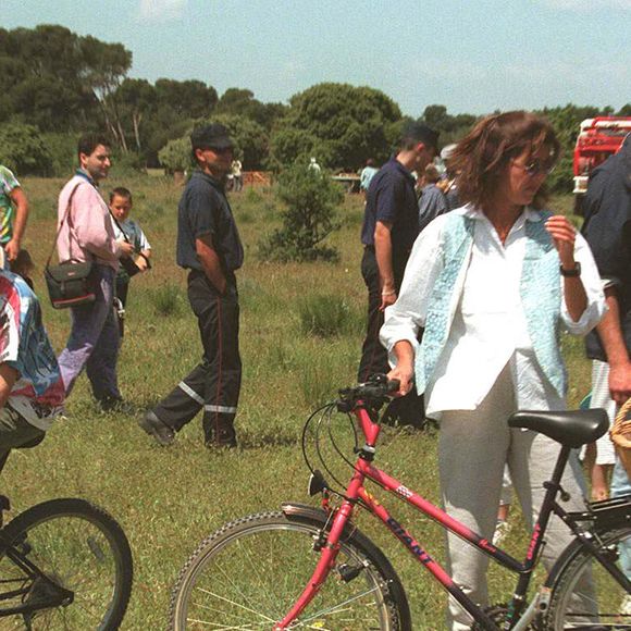 Caroline de Monaco et son fils Andrea en Provence. AGENCE / BESTIMAGE