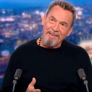 Florent Pagny, qui va beaucoup mieux, était l'invité de Gilles Bouleau aux 20 heures de TF1 le jeudi 16 novembre.
© Captute TV TF1 via Bestimage