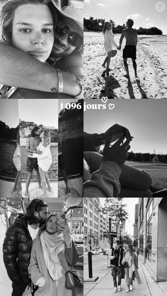 Main dans la main à la plage, en balade dans les rues de Monaco, en selfie dans un miroir ou encore enlacés sur un yacht, les amoureux apparaissent complices et sereins...

Story Instagram de Camille Gottlieb du vendredi 10 octobre 2025, à l'occasion de ses 3 ans d'amour avec son conjoint.