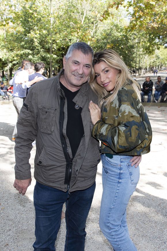 Exclusif - Jean-Marie Bigard et sa femme Lola Marois - Trophée des personnalités au profit de l'association "Make a Wish" au jardin du Luxembourg à Paris le 18 septembre 2019. La fondation Make-A-Wish est une association dont le but est d'exaucer le vœu d'enfants âgés de deux ans et demi à dix-sept ans qui sont ou ont été gravement malades. Jack Tribeca/Bestimage