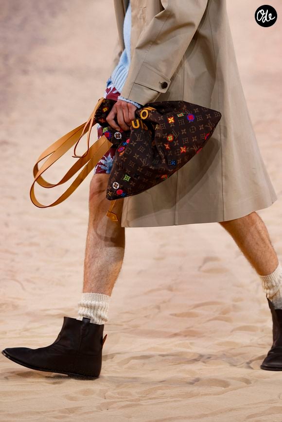 Défilé de mode Louis Vuitton Prêt à Porter Collection Homme Printemps/Été 2027 lors de la Fashion Week de Paris, à la Cité Internationale Universitaire de Paris, France, le 23 juin 2026. © Bestimage