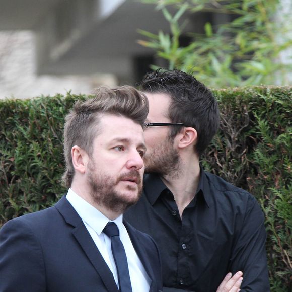 Bruno Guillon aux obseques de Jean-Pierre Spiero à Saint Maur les fossés - © Agence Bestimage