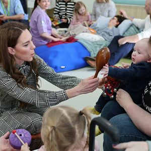 Catherine (Kate) Middleton, princesse de Galles visite Tŷ Hafan, un hospital pour enfants qui soutient les familles du Pays de Galles pour garantir que les enfants atteints de maladies réduisant l'espérance de vie vivent une vie épanouissante, à Sully, Cardiff, Royaume-Uni, le 30 janvier 2025.Julien Burton / Bestimage