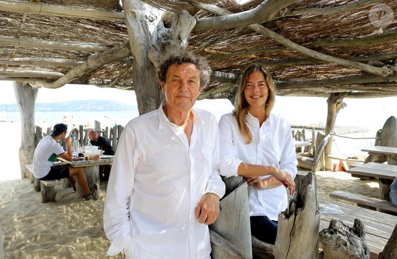 Exclusif -Patrice de Colmont, propriétaire du Club 55, et sa fille Camille - Pampelonne comme on ne le reverra jamais, le 12 juillet 2018. © Dominique Jacovides/Bestimage