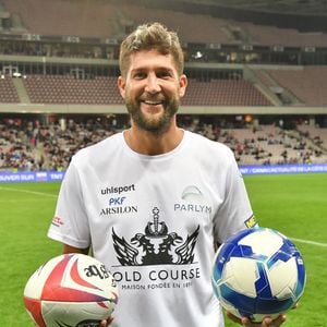 Paga - Le match des Légendes, la rencontre qui mêle le football et le rugby au profit de l'association de P. Olmeta "Un sourire, un espoir pour la vie", s'est déroulé à Nice à l'Allianz Riviera, le 26 septembre 2022. © Bruno Bebert/Bestimage