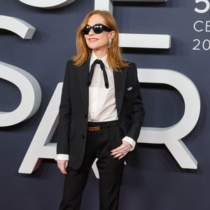 Isabelle Huppert (Bijoux De Beers London) au photocall de la 51ème cérémonie des César à l'Olympia à Paris, France, le 26 février 2025 © Borde-Jacovides/Bestimage