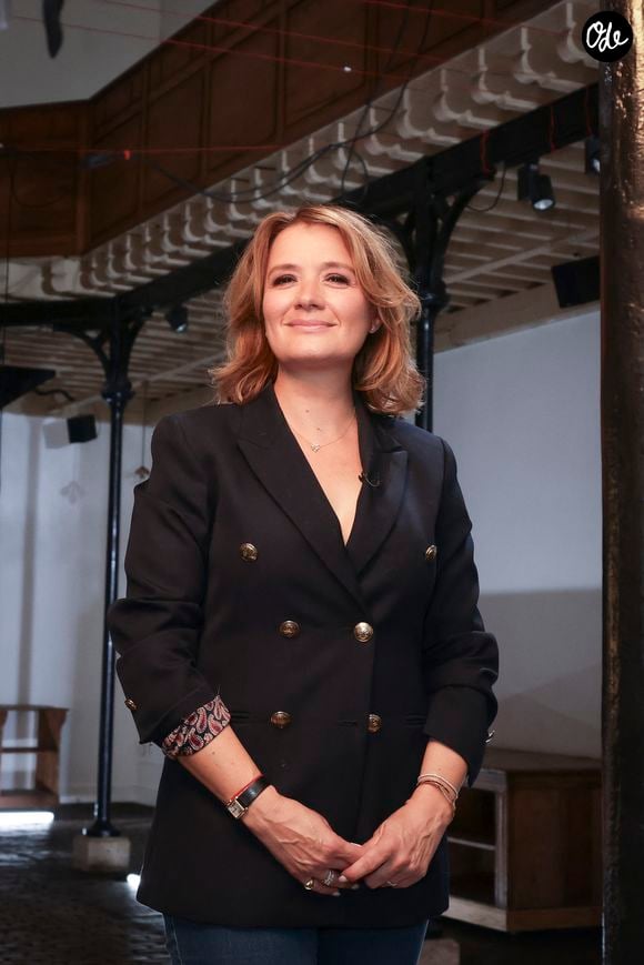 Exclusif - Pascale de La Tour du Pin pendant l’enregistrement d’Animaux Stars, présenté par B.Montiel et diffusé le 6 septembre 2025 sur Animaux TV, à Paris, France le 3 juillet 2025. © Jack Tribeca/Bestimage